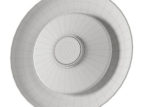 Luna A Disc Sconce 3D Modell