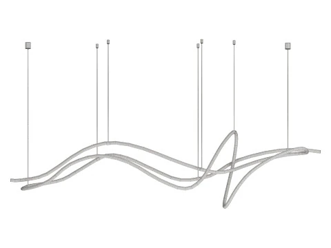 Modern Custom Linear Led Pendant 3D Model