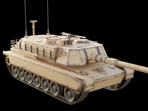 Abrams Tank 3D Model