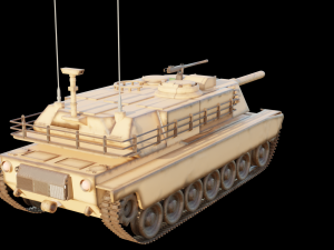 Abrams Tank 3D Model