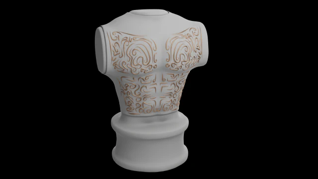 Statue 3D Model .c4d .max .obj .3ds .fbx .stl .blend 