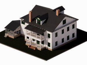 The Conjuring 1 House - The Perrons Residence Model 3D