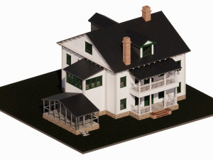The Conjuring 1 House - The Perrons Residence 3D Model