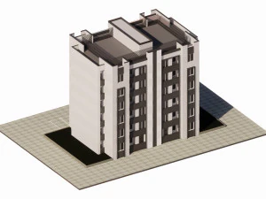 Residential Building 3D Model