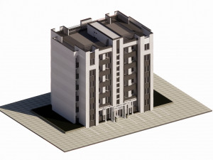 Residential Building Modello 3D