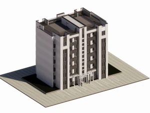Residential Building 3D Model