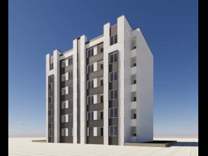 Residential Building 3D Model