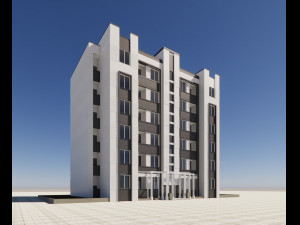 Residential Building Modello 3D