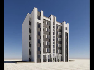 Residential Building 3D Model
