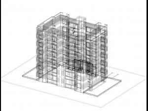 Residential Building 3D Model