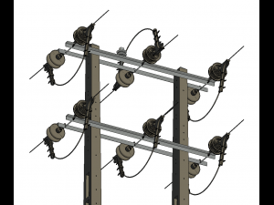 Power Line Model 3D