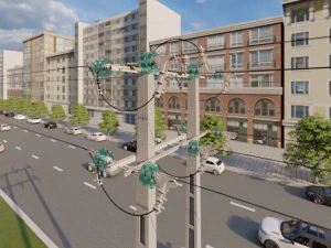 Power Line 3D Model
