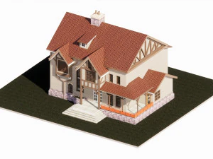 Casa rural Modelo 3D