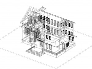 Rural house Modello 3D