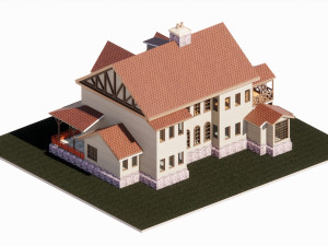 Rural house Modello 3D