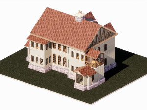 Rural house Modello 3D