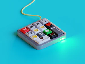 Mini Klavye 3D Model