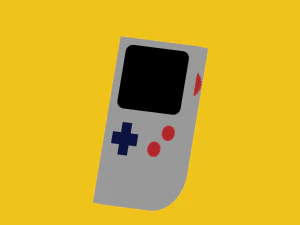 GameBoy animé Modèle 3D