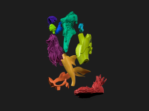 Sci-FI Mermaid - 3D print ready 3D print model 3D Baskı Modeli