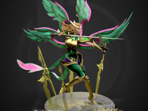 Viridian Kayle - 3D Print model - Fanart 3D print model 3D 프린트 모델