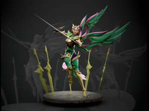 Viridian Kayle - 3D Print model - Fanart 3D print model 3D Baskı Modeli