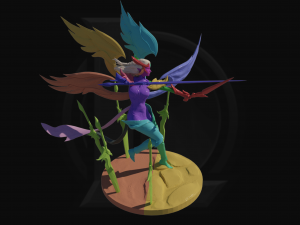 Viridian Kayle - 3D Print model - Fanart 3D print model 3D Baskı Modeli