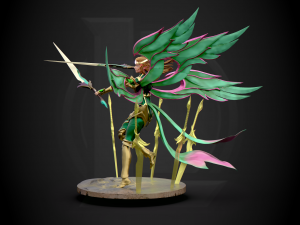 Viridian Kayle - 3D Print model - Fanart 3D print model 3D Baskı Modeli