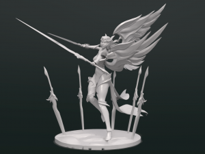 Viridian Kayle - 3D Print model - Fanart 3D print model 3D Baskı Modeli