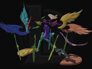 Viridian Kayle - 3D Print model - Fanart 3D print model 3D Baskı Modeli