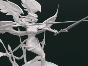 Viridian Kayle - 3D Print model - Fanart 3D print model 3D Baskı Modeli