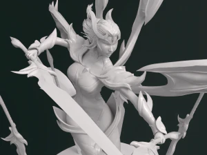 Viridian Kayle - 3D Print model - Fanart 3D print model 3D Print Model