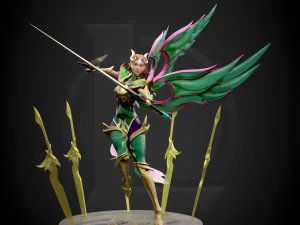 Viridian Kayle - 3D Print model - Fanart 3D print model 3D Print Model