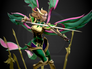 Viridian Kayle - 3D Print model - Fanart 3D print model 3D Baskı Modeli