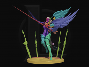 Viridian Kayle - 3D Print model - Fanart 3D print model 3D Baskı Modeli
