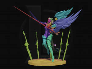 Viridian Kayle - 3D Print model - Fanart 3D print model 3D Print Model