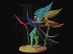 Viridian Kayle - 3D Print model - Fanart 3D print model 3D Baskı Modeli
