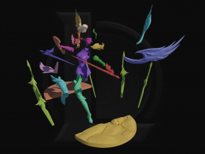 Viridian Kayle - 3D Print model - Fanart 3D print model 3D Baskı Modeli