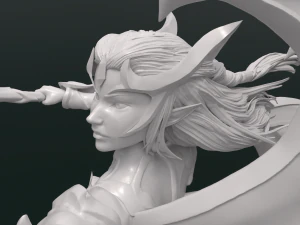 Viridian Kayle - 3D Print model - Fanart 3D print model 3D Print Model