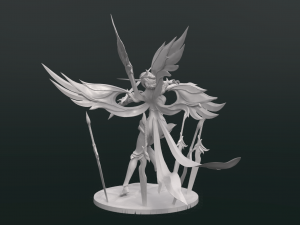 Viridian Kayle - 3D Print model - Fanart 3D print model 3D Baskı Modeli