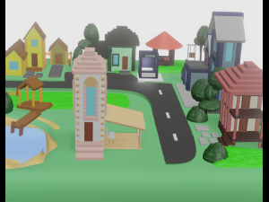 Mini city Modelo 3D