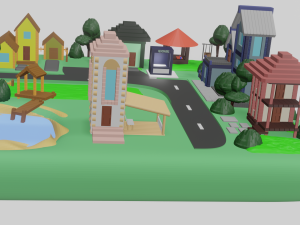 Mini city Modelo 3D