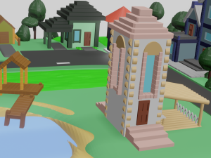 Mini city Modelo 3D