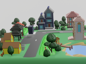 Mini city Modelo 3D