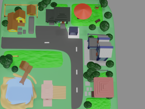 Mini city Modelo 3D
