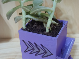 Self-watering rolling pot 3D Print Model