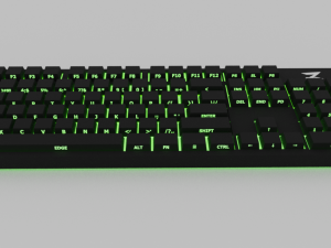 Keyboard ZET Gaming EDGE 3D 模型