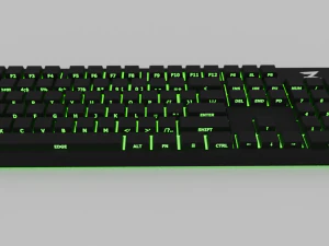Keyboard ZET Gaming EDGE 3D Model