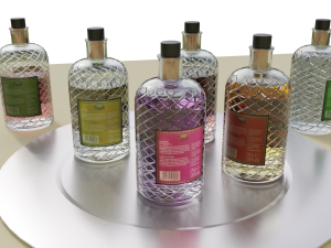 Quayle Liquors Bottles 3D Modell