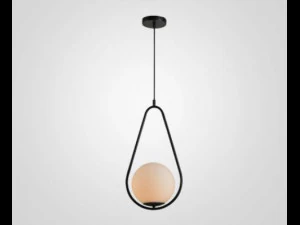 L&aacute;mpara colgante de globo Modelo 3D