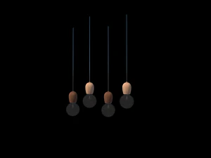 Vintage-Lampe 3D Modell